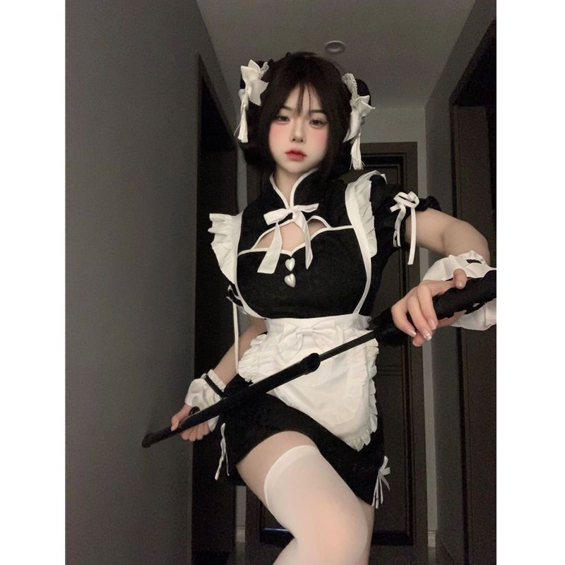 Đầm Sườn Xám Phong Cách Trung Hoa Dễ Thương Dành Cho Nữ D2GF