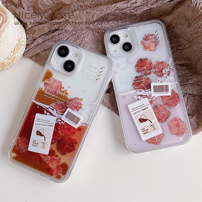 Ốp Điện Thoại Nhựa acrylic Chống Sốc Hình Ly Cà Phê Cho iphone 15 plus 14 13 12 pro max 11 14plus xr 7 8 6 plus xs x xsmax