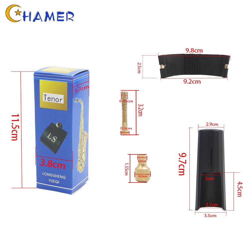 Miệng Kèn Saxophone Kèm Nắp Đậy Cho-Alto Tenor Soprano Sax