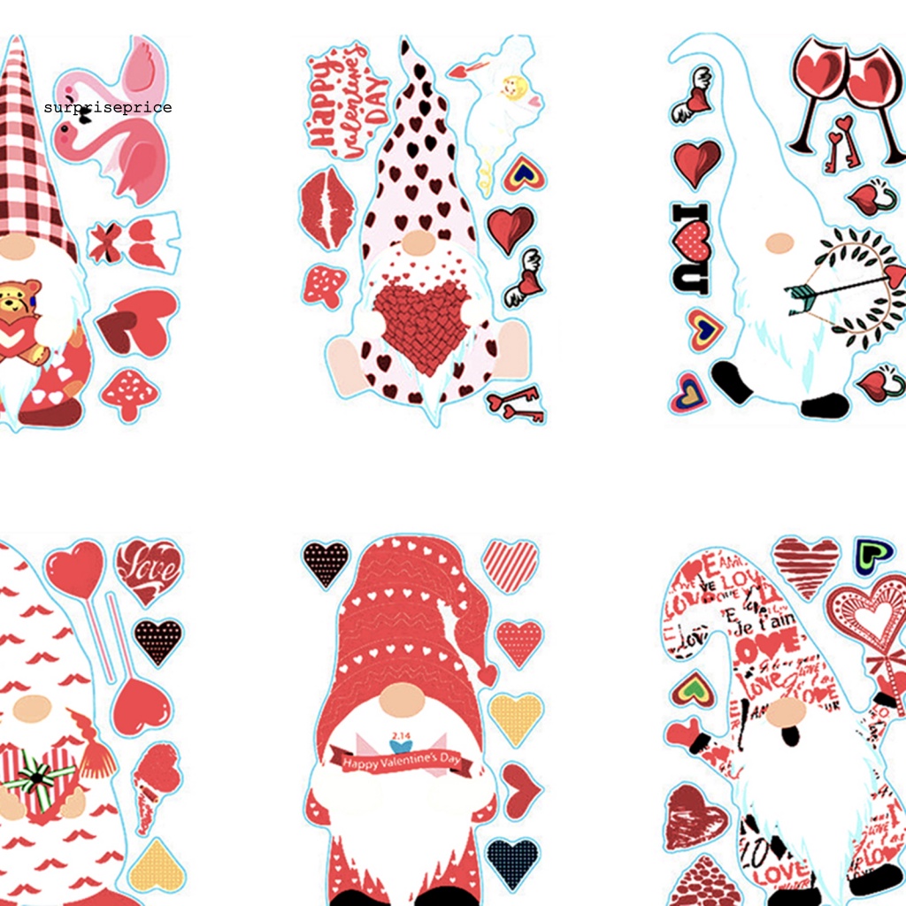 Set 9 Miếng Dán PVC DIY Có Thể Tháo Rời Cho Phục Sinh