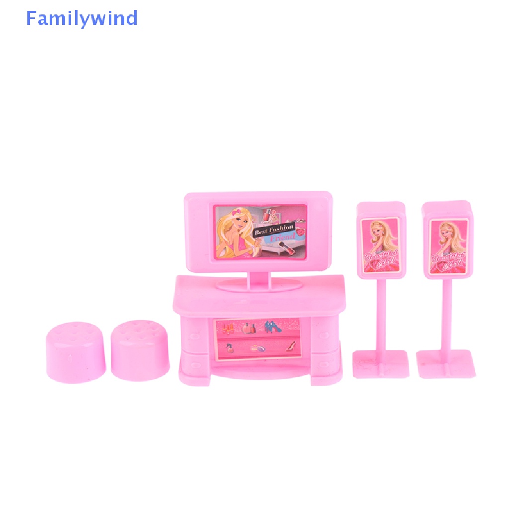 Set 5 Mô Hình TV Tỉ Lệ 1: 12 Dùng Để Trang Trí Nhà Búp Bê