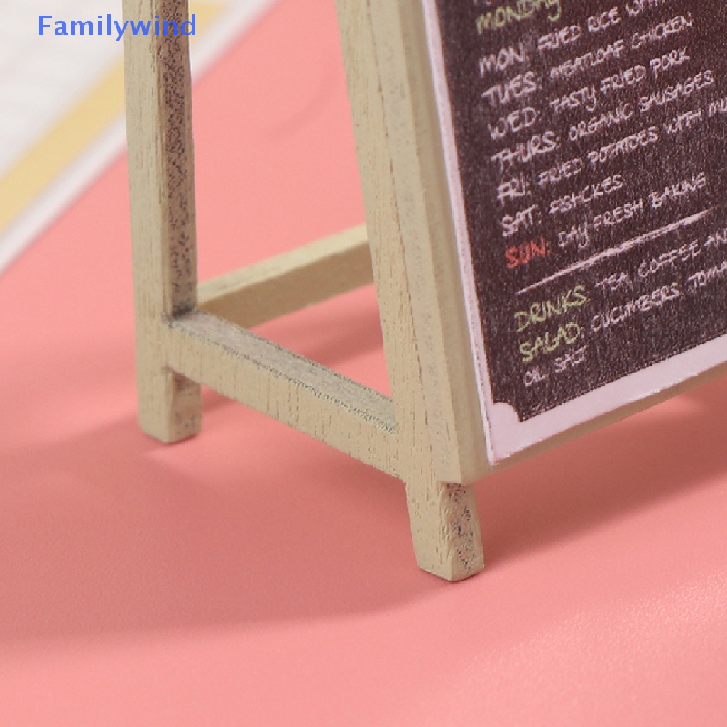 Bảng Trang Trí Nhà Búp Bê Phong Cách Vintage 1: 12