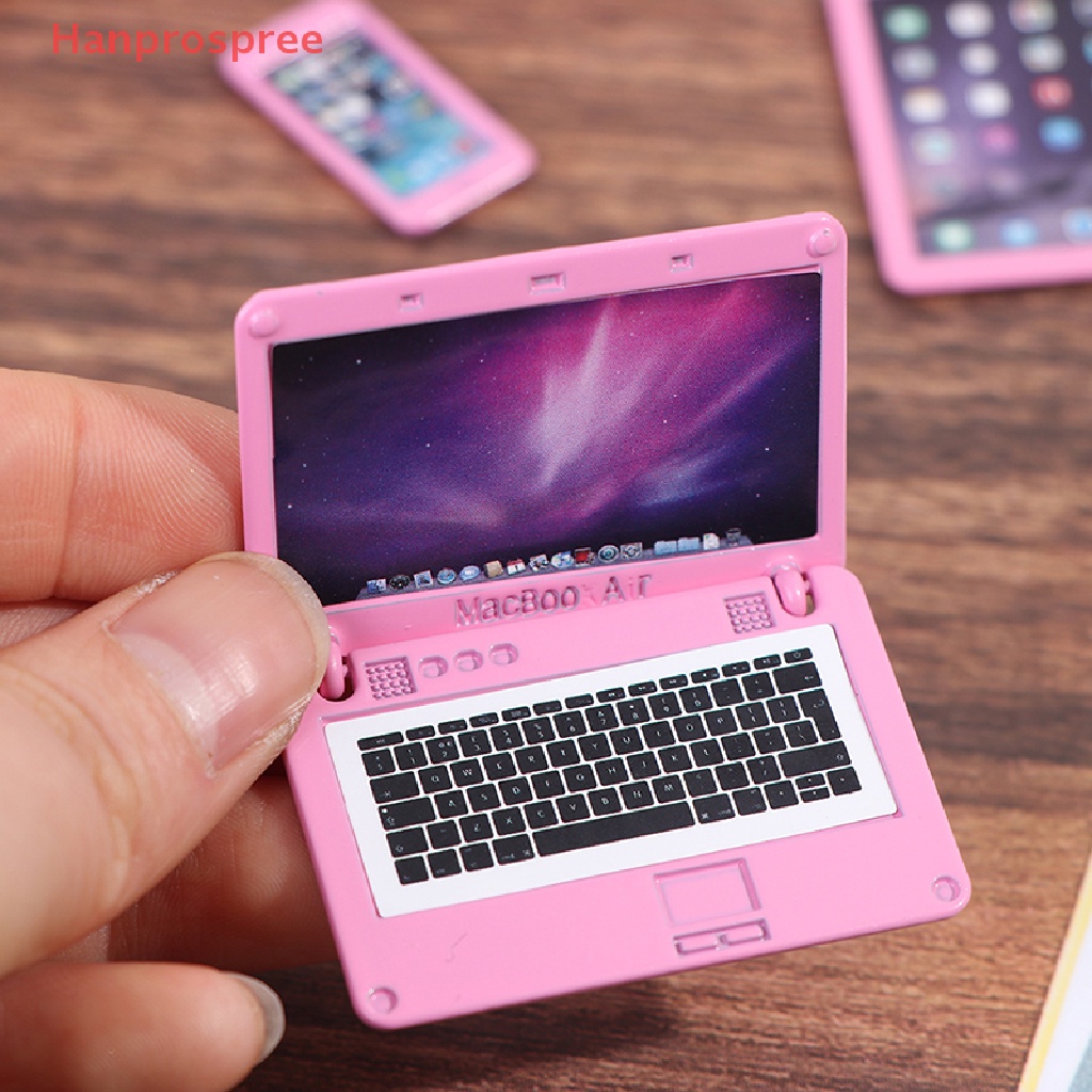 Set 3 Mô Hình Máy Tính Bảng / Điện Thoại Di Động Trang Trí Nhà Búp Bê Tỉ Lệ 1 / 6