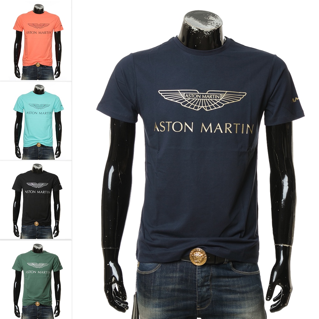 Áo thun nam tay ngắn thông thường Hackett London Aston Martin HM500617