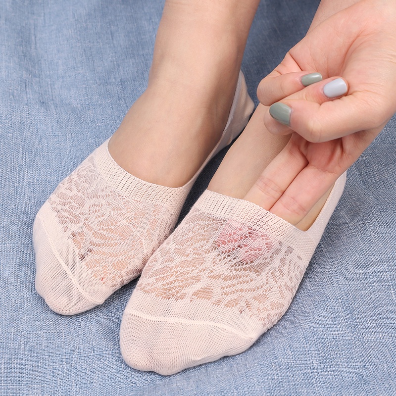 Đôi Vớ Thuyền Thoáng Khí Mềm Mại Chống Trượt Phong Cách Hàn Quốc Cho Nữ