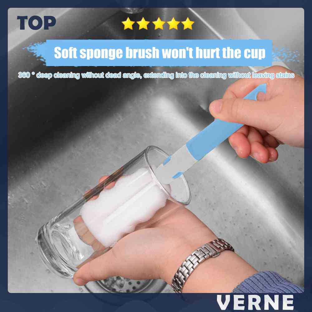 Cọ Rửa Bình Nước Cán Dài 30CM Có Thể Tháo Rời