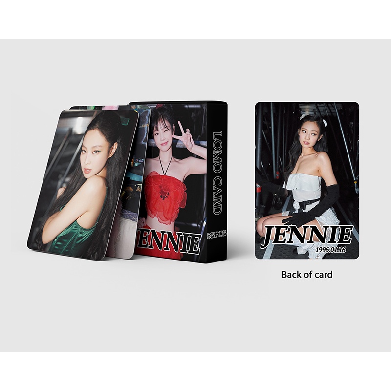 Hộp 55 Ảnh LOMO Card JENNIE BLACKPINK 2023
