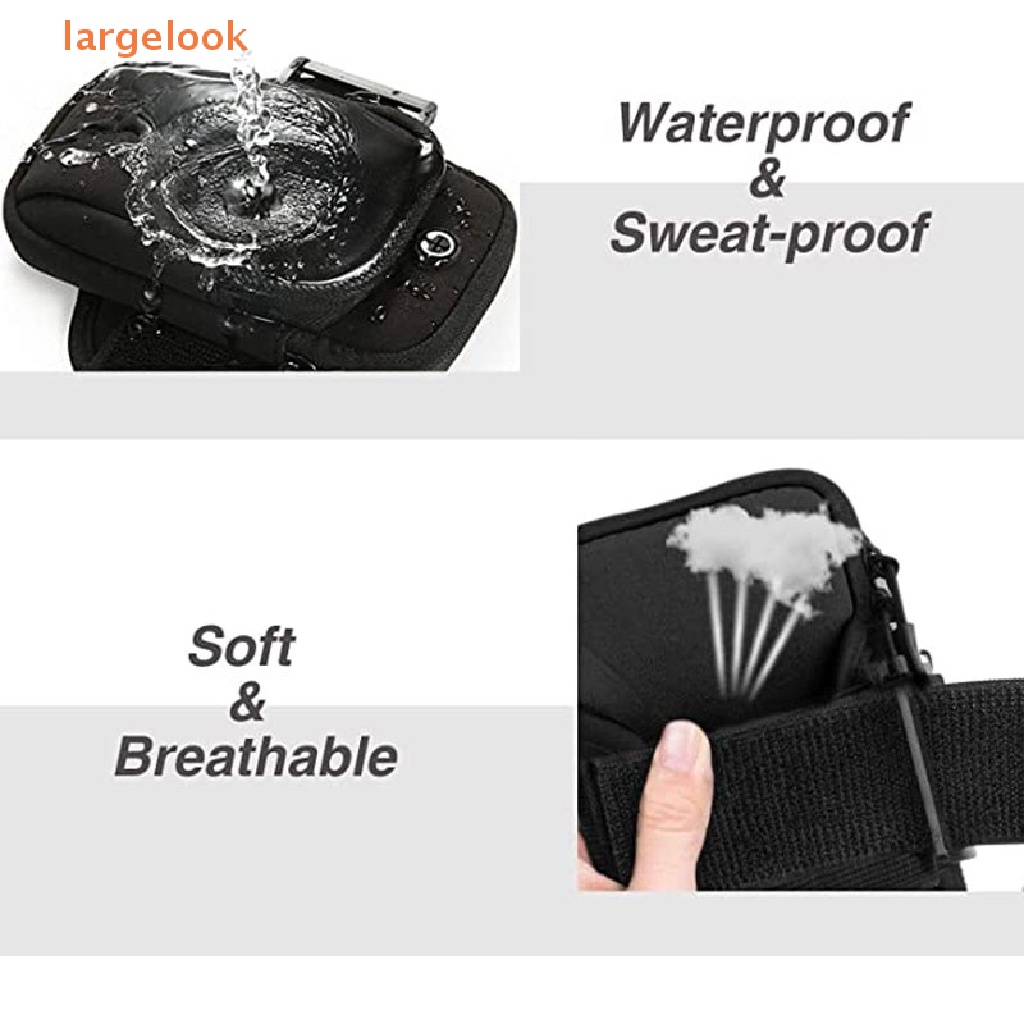 Túi Đựng Điện Thoại Đeo Cánh Tay Cỡ Lớn 6.5 '' Chống Thấm Nước Tiện Dụng Khi Tập Thể Thao