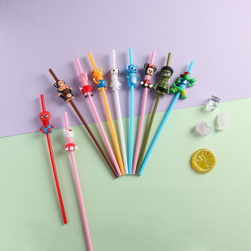 Ống Hút Hình Chân Mèo hello kitty Dễ Thương Thân Thiện Với Môi Trường