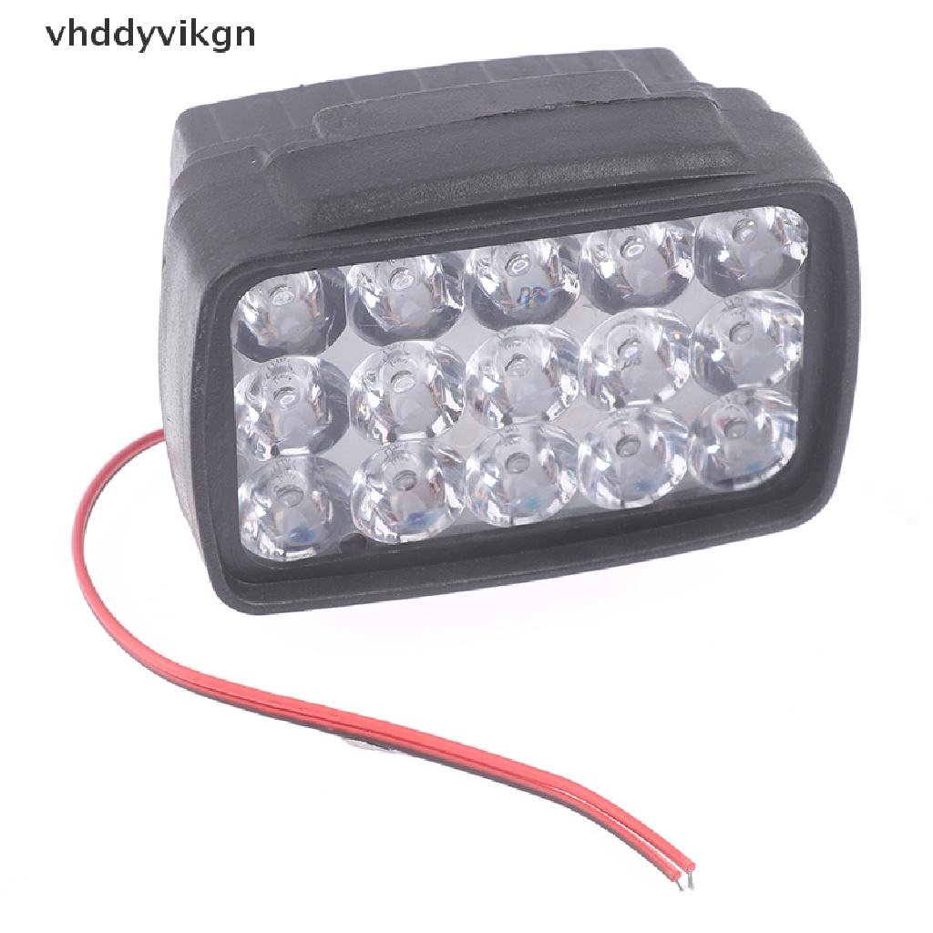 Đèn Pha 15 Bóng LED 1000LM Chuyên Dụng Cho Xe Mô Tô ATV Scooter