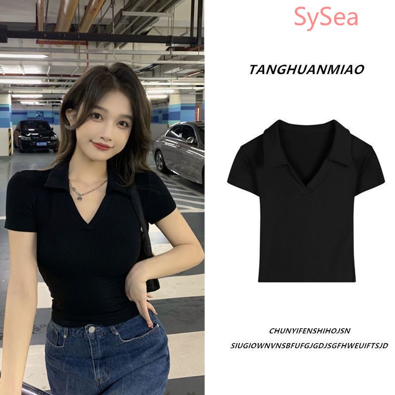 Áo polo Thời Trang Mùa Hè Hàn Quốc Dành Cho Nữ