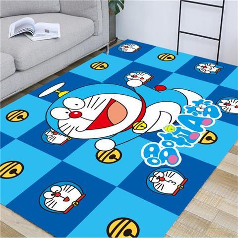 Thảm Trải Sàn Phòng Khách / Ngủ Hình Doraemon Đơn Giản Hiện Đại