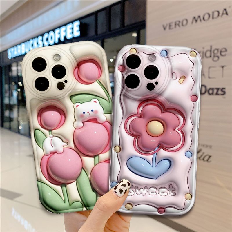 Hoa hồng đẹp Ốp Điện Thoại For REALME 5/5i/5S/6i 5PRO 7i/C17 8 4G/8PRO F11/A9 F11PRO F1S/A59 F5 F7/A3 NEO 9/A37 REALME 10 4G REALME 3 8i 9 4G/9 PRO PLUS REALME 9i REALME C11 REALME C15 REALME C2/A1K REALME C20/C11 2021/NARZO 50i A55 4G