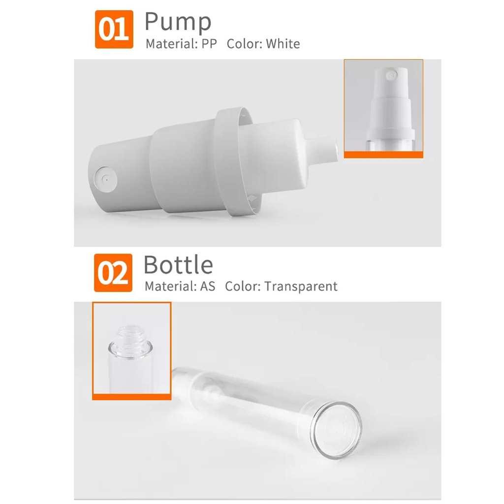 Ống Bơm Hút Chân Không Đựng Mỹ Phẩm R2F3