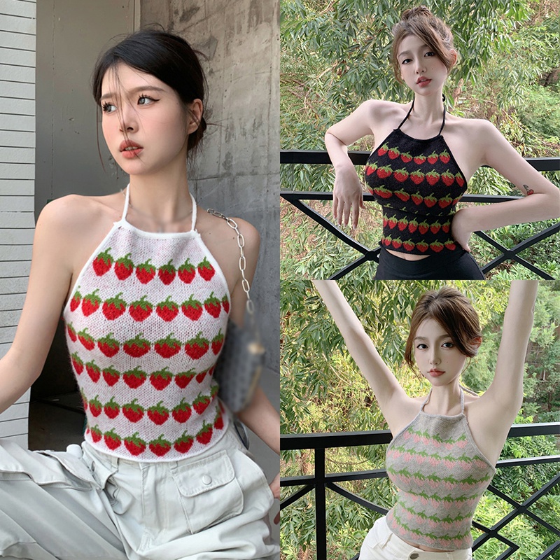 Áo Tank Top Sát Nách Dáng Ôm Thiết Kế Đục Lỗ Thời Trang Cá Tính Cho Nữ