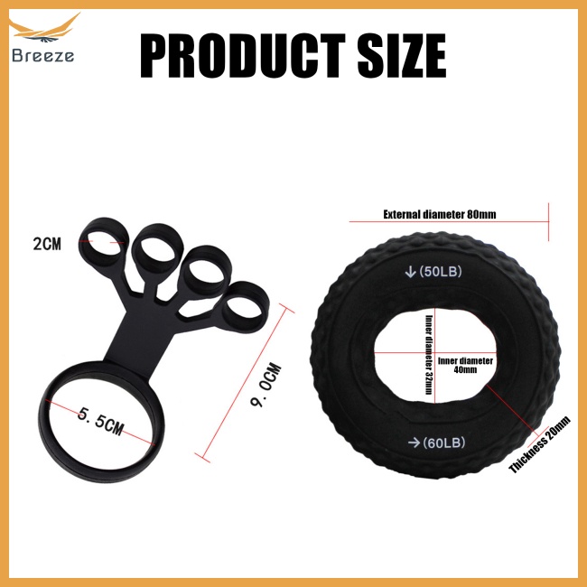 Bộ Dụng Cụ Luyện Tập Mở Rộng Ngón Tay Bằng Silicone Tiện Lợi