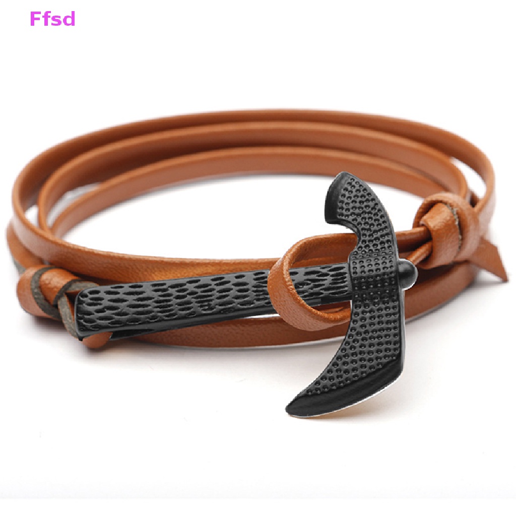{Ffsd} Mới Vòng Tay Da Dạng Chuỗi Xích Kim Loại Thể Thao Móc Neo * Hàng Bán Chạy Cho Nam