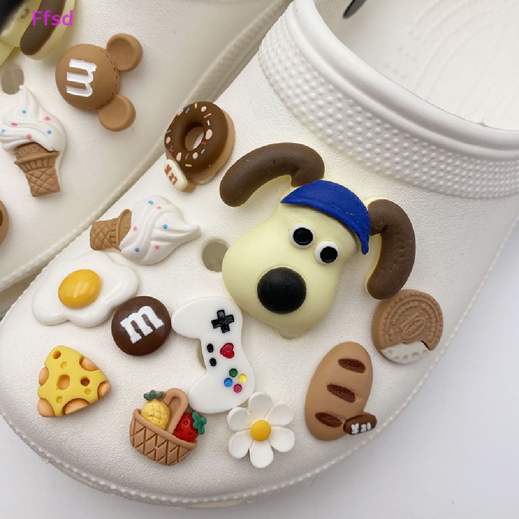 {Ffsd} Phụ Kiện Khóa Giày Có Thể Tháo Rời Ba Chiều Diy Bán Chạy