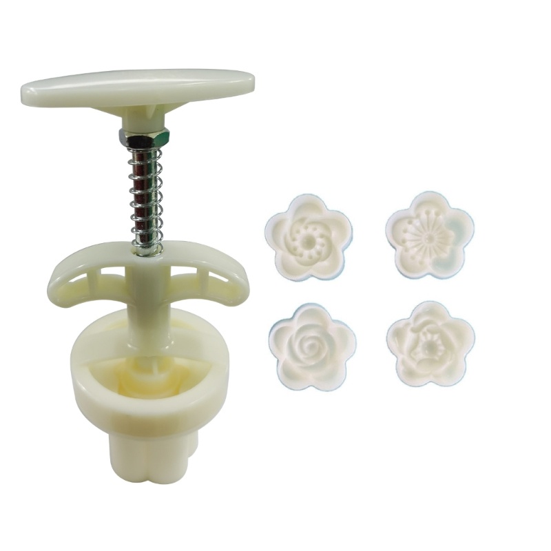 Khuôn Nhựa Làm Bánh Trung Thu Hình Hoa Mận DIY