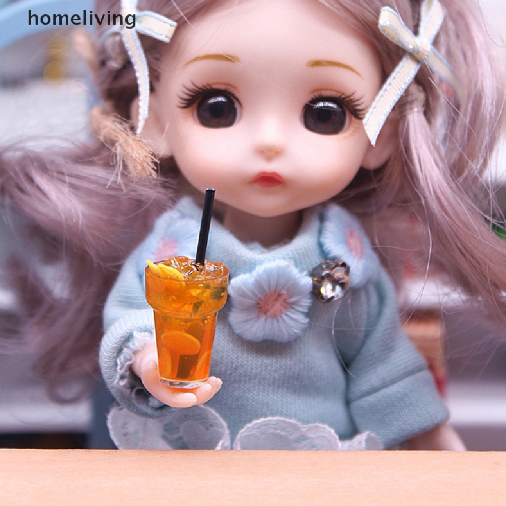 1 Ly Nước Chanh Trang Trí Nhà Búp Bê Tỉ Lệ 1: 12