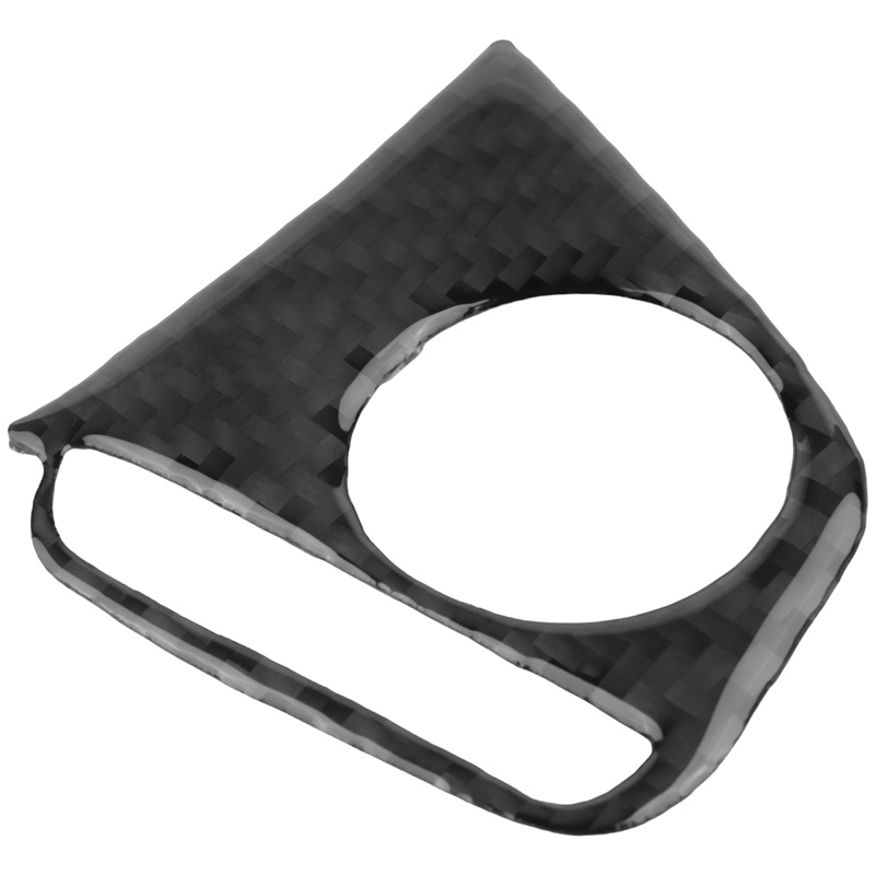 Bộ 3 Viền Sợi Carbon Trang Trí Bảng Điều Khiển Vô Lăng Xe Hơi Honda Civic 2016-2019