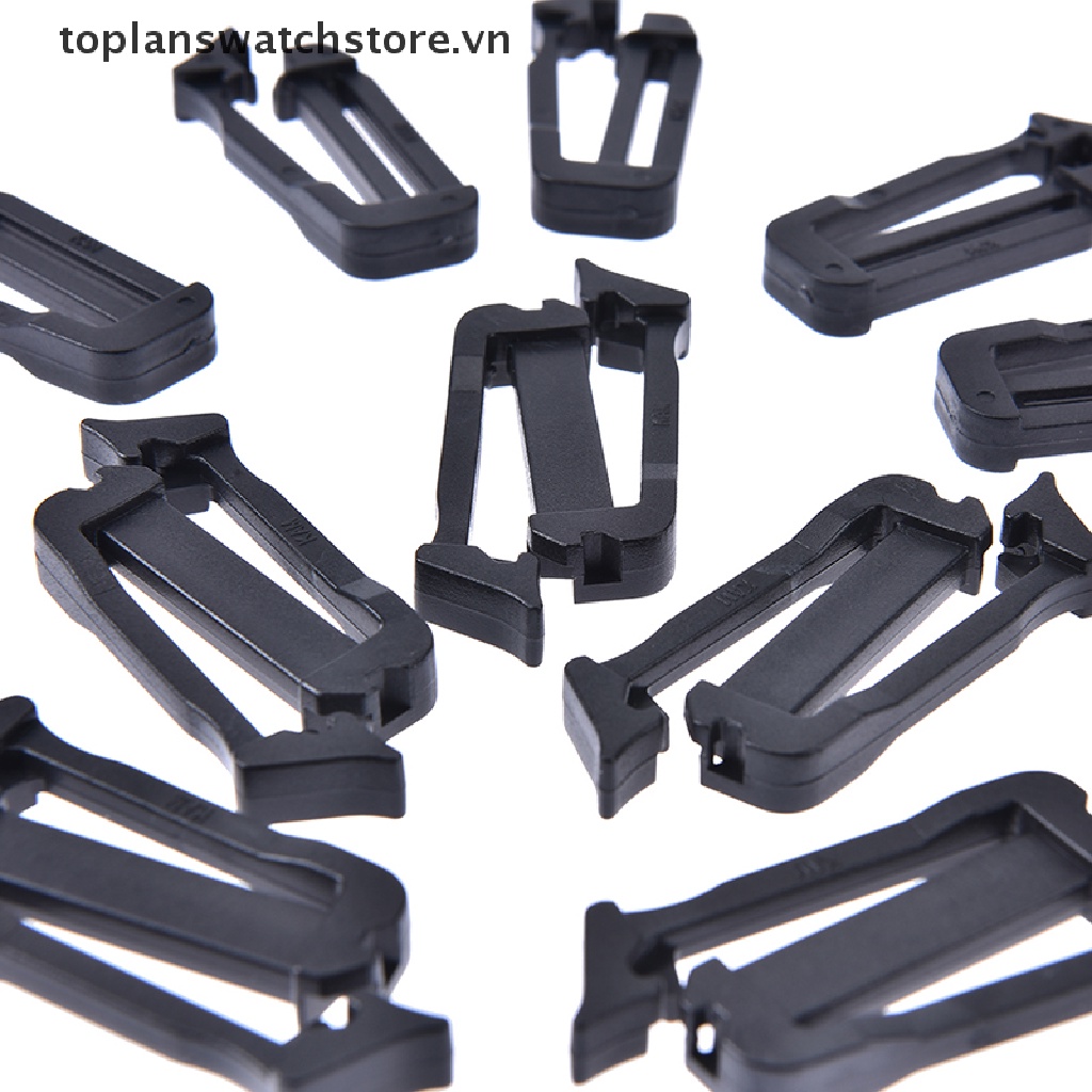 Toplanswatchstore Set 5 Khóa Dây Đai Ba Lô Điều Chỉnh Linh Hoạt