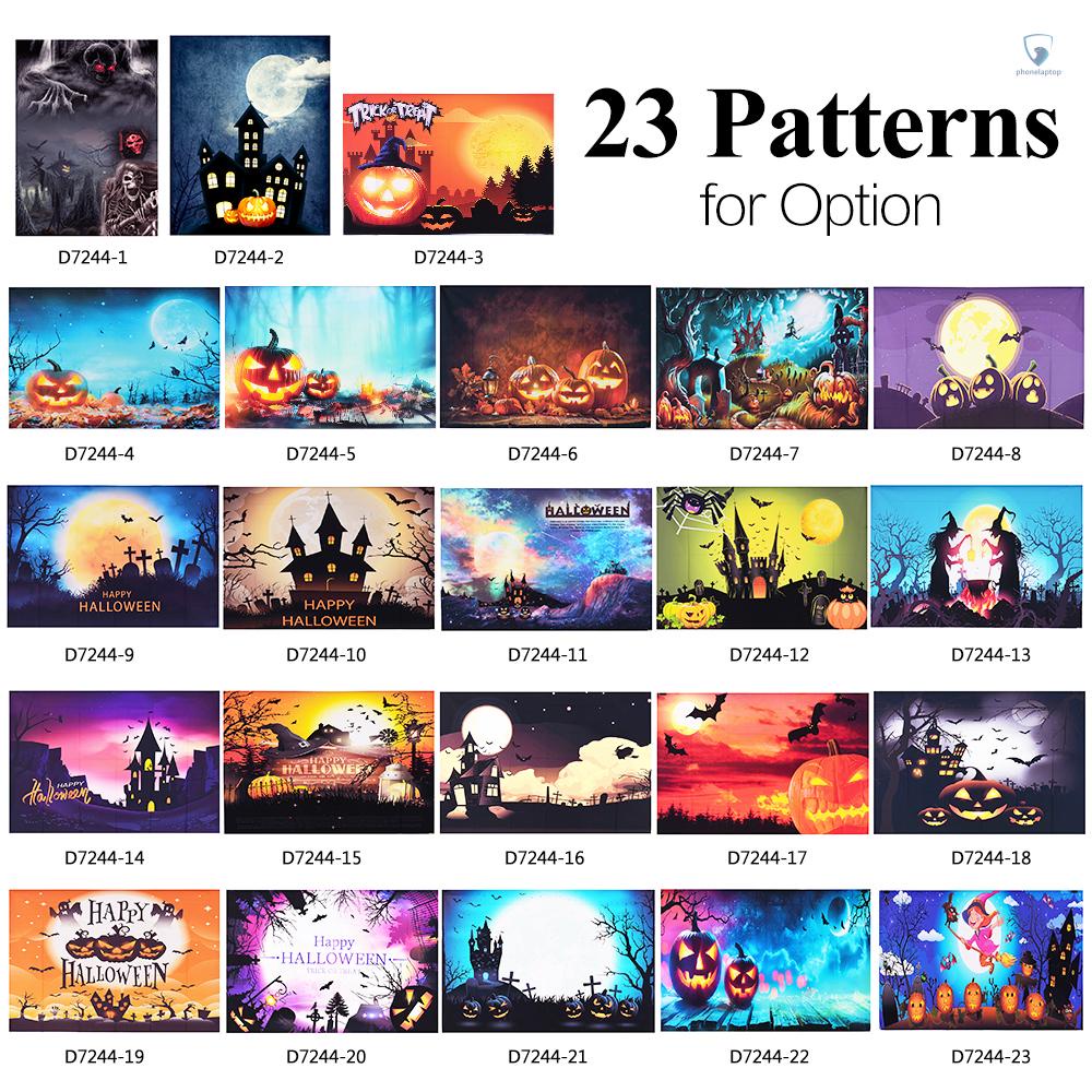 ANDOER Phông Nền Chụp Ảnh Phong Cách Halloween Độc Đáo 1.5 * 2.1M / 5 * 7feet