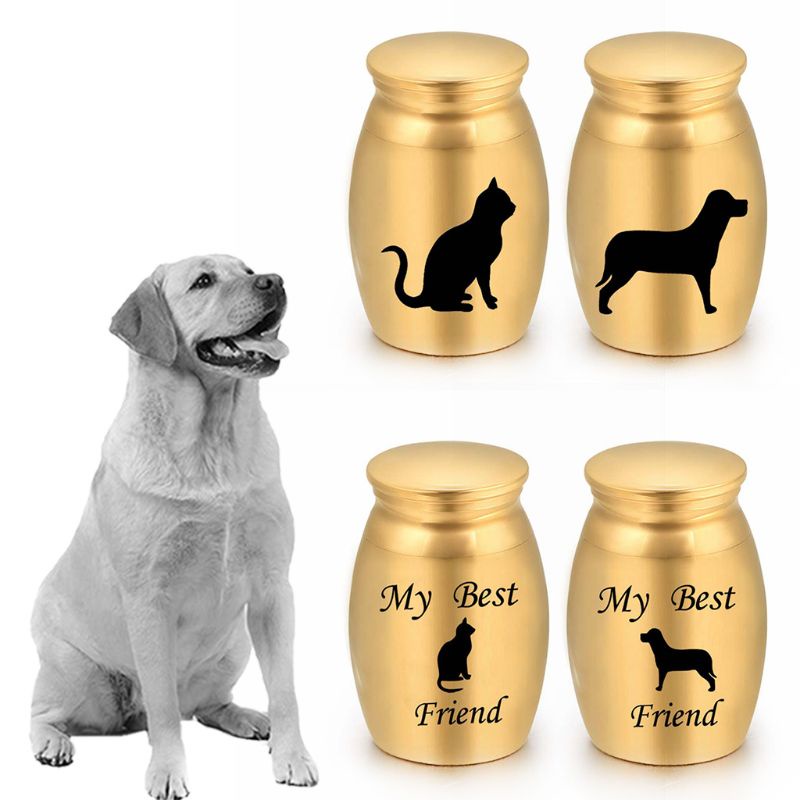 Hộp Kim Loại Đựng Tro Tưởng Niệm Cho Thú Cưng