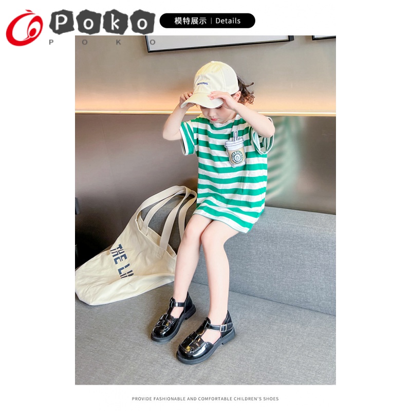 Giày Sandal Đế Mềm Thoáng Khí Phong Cách Hàn Quốc Thời Trang Mùa Hè 2023 Cho Bé Gái