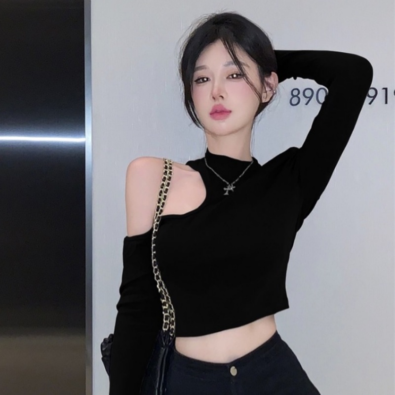 Áo Thun Nữ Tay Dài Hở Vai Thời Trang Quyến Rũ