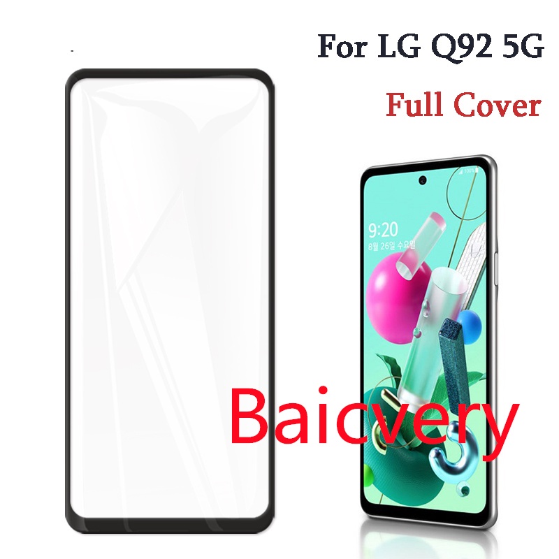 Kính Cường Lực Toàn Màn Hình Chuyên Dụng Cho LG Q92 Kèm Phụ Kiện