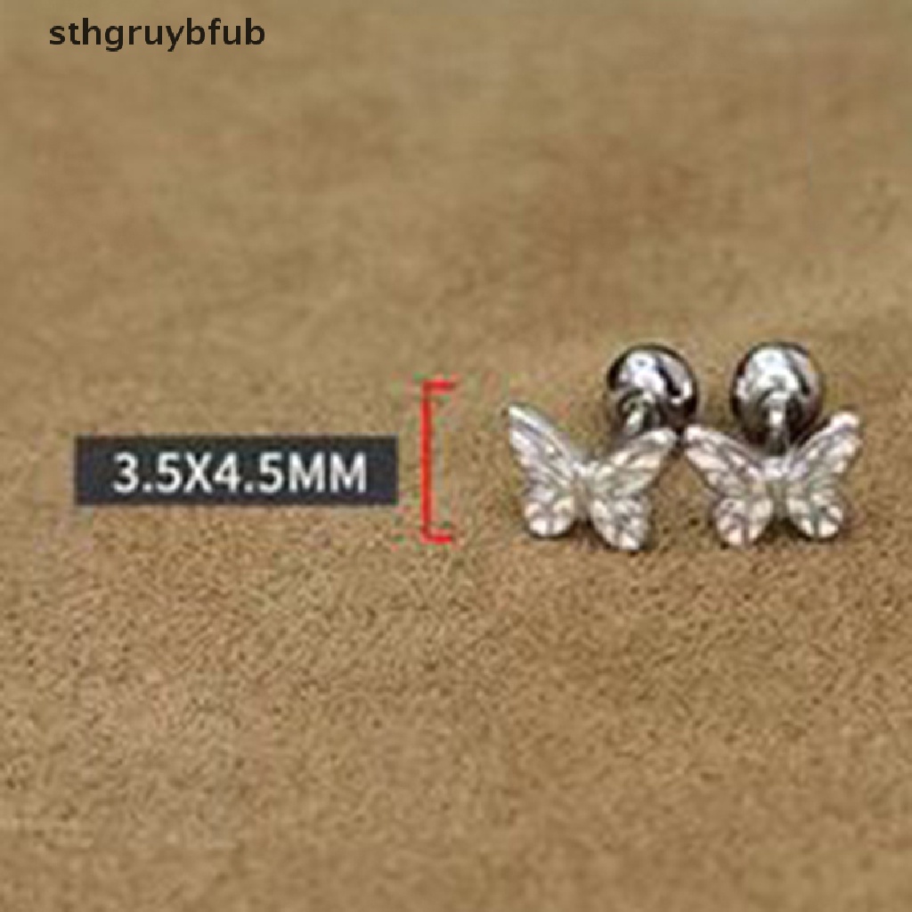 1 Đôi Khuyên Tai Hình Nơ Xoắn Bóng Cho Nữ