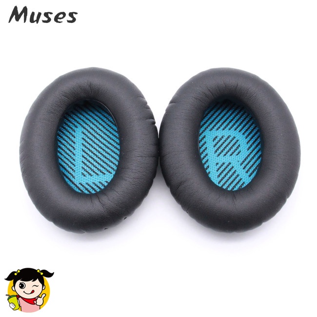 Set 2 Mút Xốp Bọc Đầu Tai Nghe Thay Thế Tương Thích Với Qc15 Ae2 Qc25 Qc35