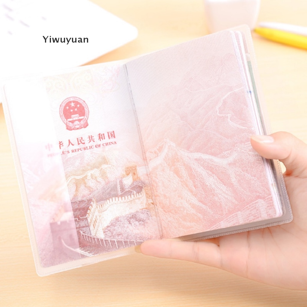 1 Vỏ BọC Hộ ChiếU BằNg NhựA PVC ChốNg NướC