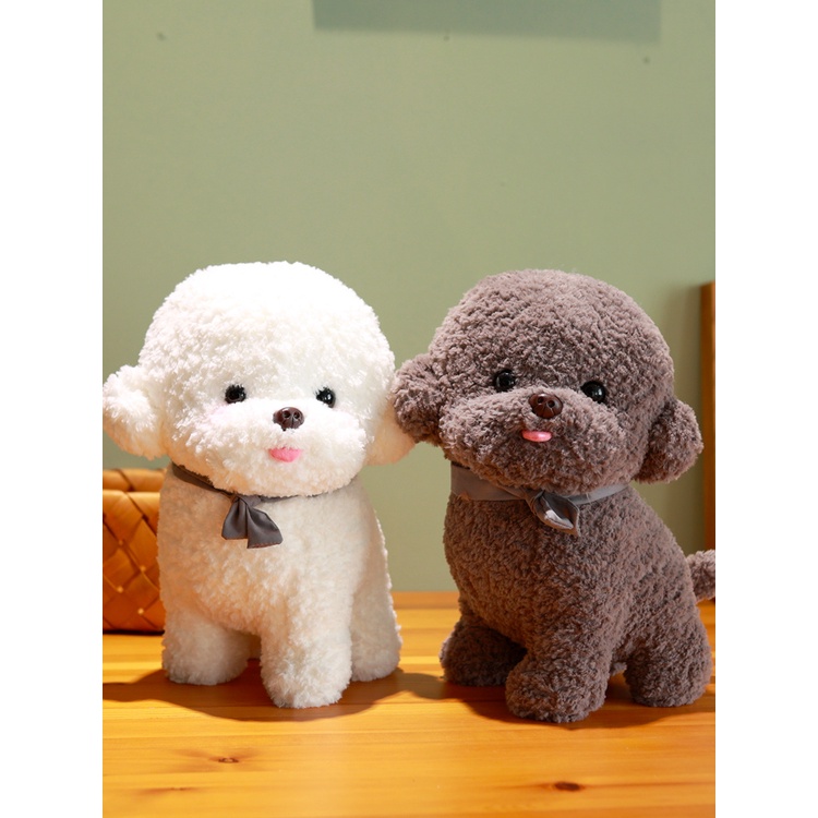 Thú Nhồi Bông cotton Hình Cún Con Dễ Thương Cho Bé