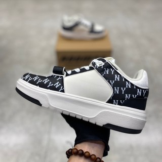 [ROOM95] Giày thể thao sneaker (MLB_50) Mid Classic Monogram NY đen