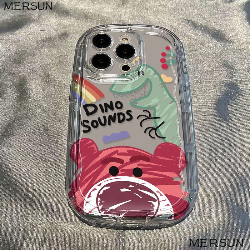 ✅Ốp Điện Thoại Mềm Trong Suốt Chống Sốc In Hình Khủng Long Cho Iphone 1213 / xs / 14 8p 7 xr 11 promax