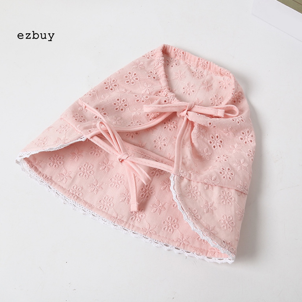 Mũ Cotton Họa Tiết Hoa Thanh Lịch Có Thể Điều Chỉnh Cho Bé Sơ Sinh