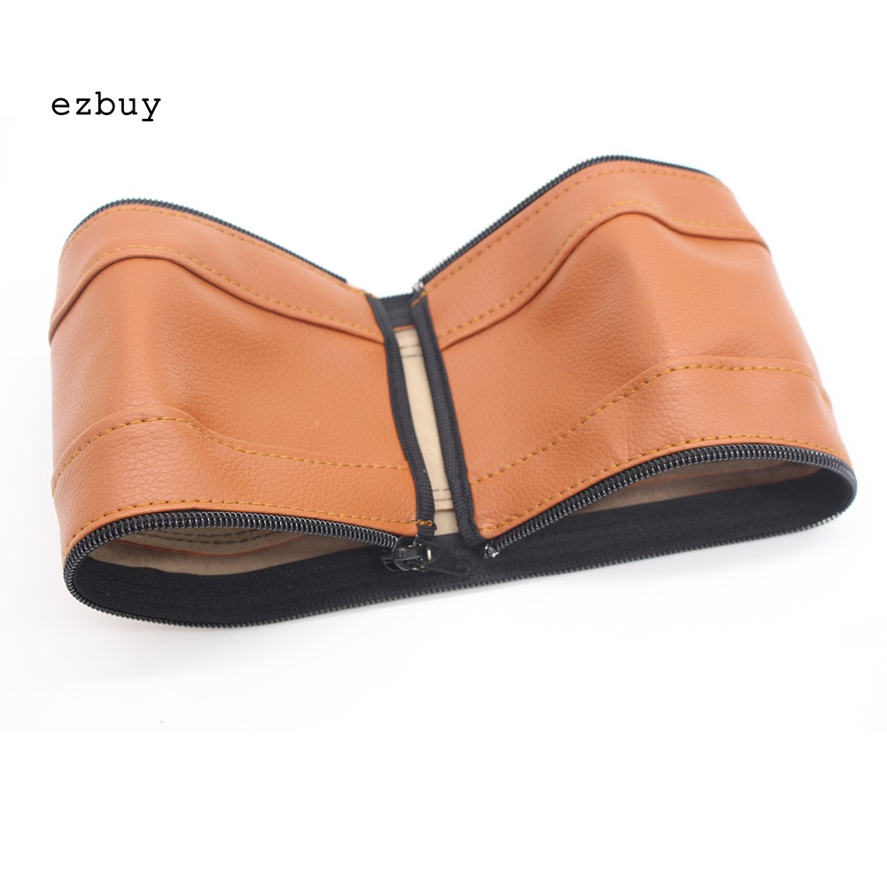 Vỏ Bọc Tay Vịn Xe Đẩy Em Bé Bằng Da Giả Có Khóa Kéo