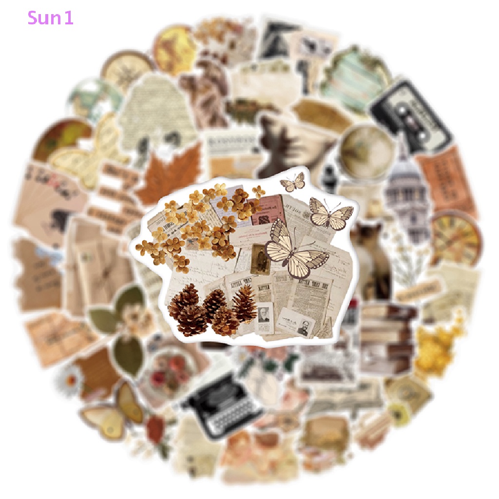 Set 50 Hình Dán Graffiti Nghệ Thuật Dùng Để Trang Trí Điện Thoại / Ván Trượt / Laptop / Xe Hơi