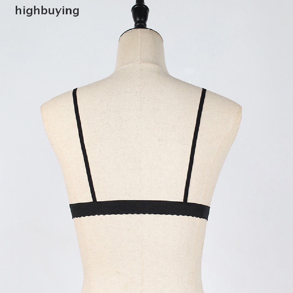 Áo Ngực Ren Lưới Màu Đen Quyến Rũ Cho Nữ