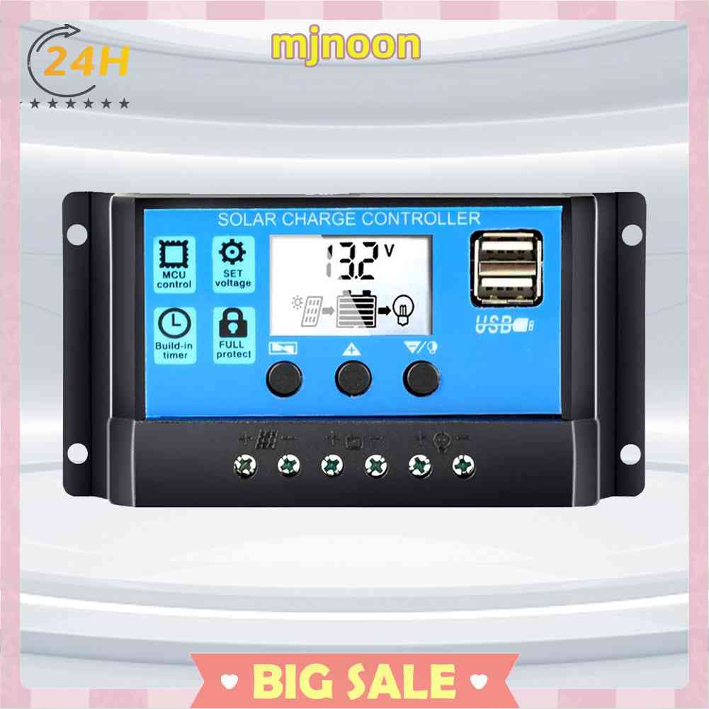 Bộ Điều Khiển Năng Lượng Mặt Trời Tự Động Màn Hình LCD 5V / 3A Cho Hệ Thống Năng Lượng Mặt