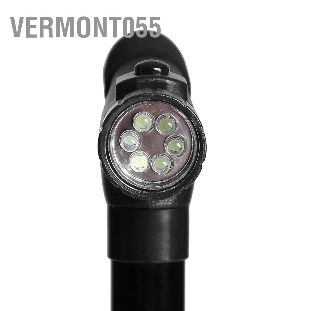 Vermont055 Gậy đi bộ gấp tự đứng nhẹ với đèn LED và tay cầm đệm