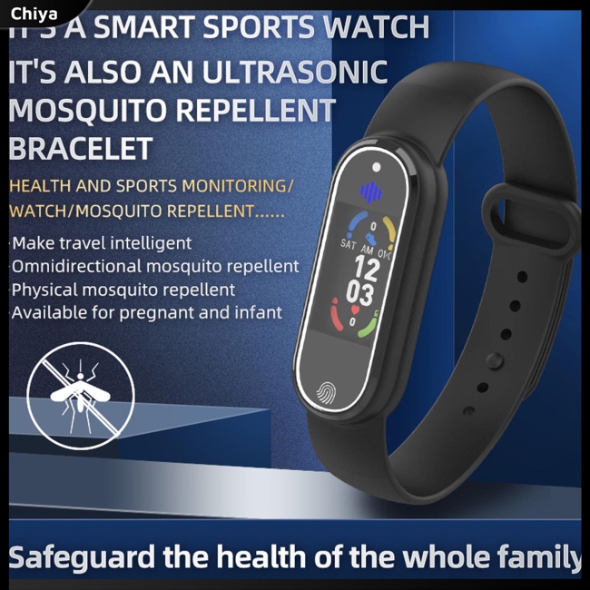 Vòng Đeo Tay Thông Minh Theo Dõi Nhịp Tim Huyết Áp Kèm Phụ Kiện