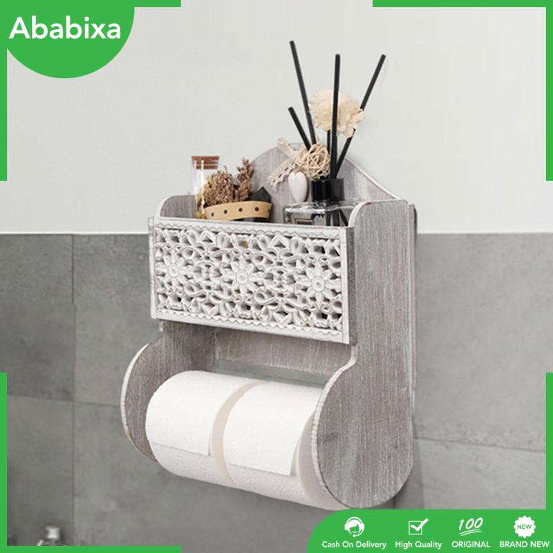 Giá Gỗ Treo Khăn Giấy Cuộn 30x12x31.5cm Tiết Kiệm Không Gian Tiện Dụng