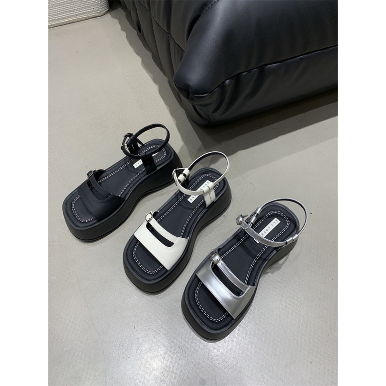 Sandal Đế Xuồng Mẫu Mới 2023 Phong Cách Roman Thời Trang Xuân Hè Cho Nữ