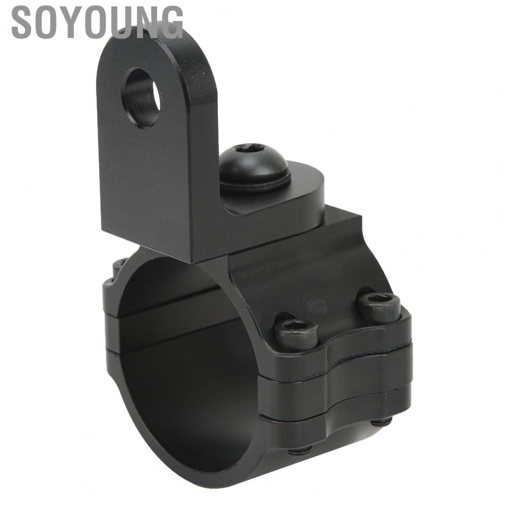 Soyoung UTV Whip Mount Strong Strength Flag Mounting Bracket for 1.75in To 2in  Roll Bar Lights