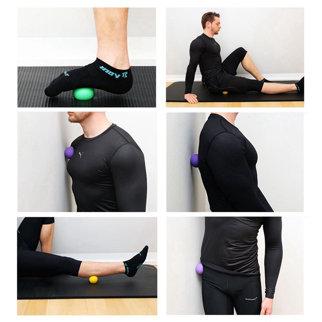 Set 2 Quả Bóng Mát Xa Giảm Đau KSONE 6.3cm 5 &amp; 6Cm