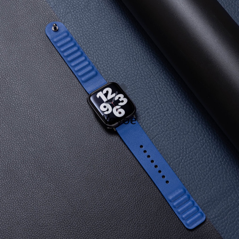 Dây Đeo Bằng Da Có Khóa Nam Châm 49mm 45mm 44mm 40mm 41mm 42mm 38mm Cho iWatch Series 8 Ultra 7 6 5 SE 4 3 2 1
