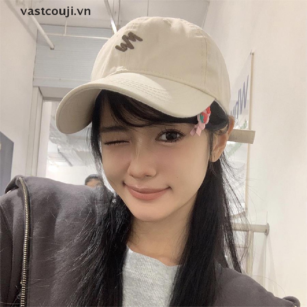 Mũ Lưỡi Trai Vải Cotton Mỏng Thêu Chữ VASTJI Dễ Điều Chỉnh Thời Trang Mùa Xuân Cho Nam Và Nữ